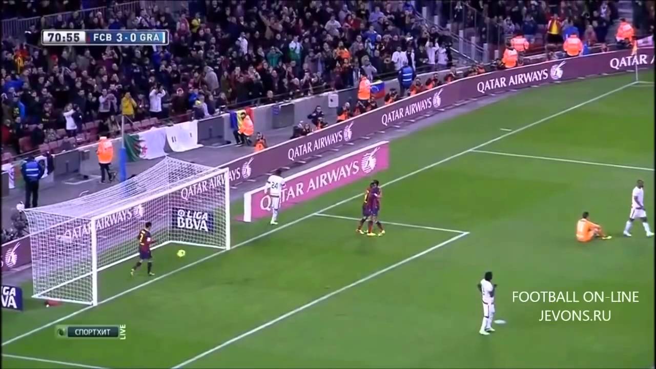 Барселона   Гранада 4 0 Чемпионат Испании,14 й тур Обзор матча HD