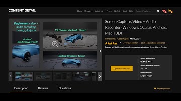 Record High-Quality Gameplay and Cinematics in Unreal Engine (Windows, Mac, Android, Oculus)
