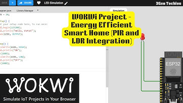 Energy-Efficient Smart Home with PIR & LDR Sensors | Arduino Automation | 3Gen Techies