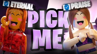 Raiding As PICK ME'S In Da Hood! 🎀 (ft. @Praisxe)