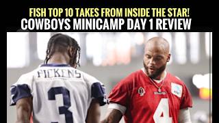 Celebrity #DallasCowboys Fish Report Live: MINICAMP Day 1 REVIEW - Dak & Pickens Key Top 10 HAPPY Takes Wealth