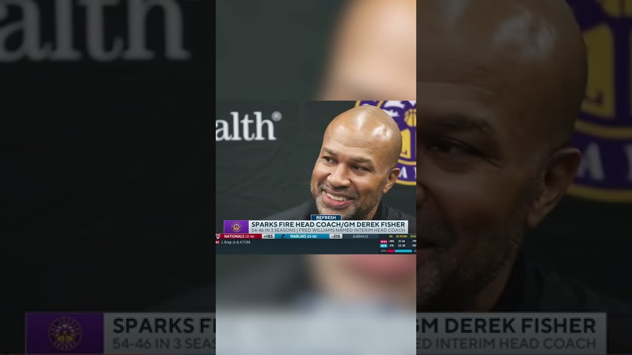 Los Angeles Sparks fire coach and GM Derek Fisher