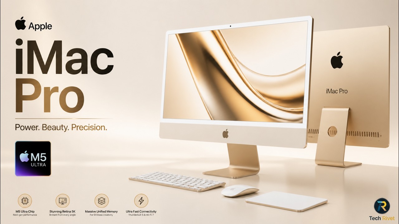 Apple iMac Pro 2026 Leaks: M5 Ultra, 32-inch 120Hz Mini-LED & Most