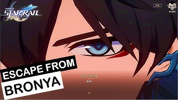 [Cutscene Animation] Escaping from Bronya in Honkai Star Rail.
