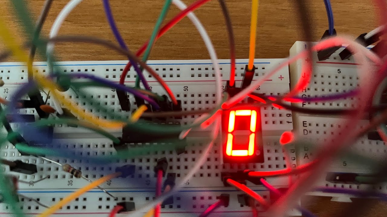 Işığa Duyarlı 0-9 Senkron Sayıcı Devresi Proteus Simülasyonu - YouTube