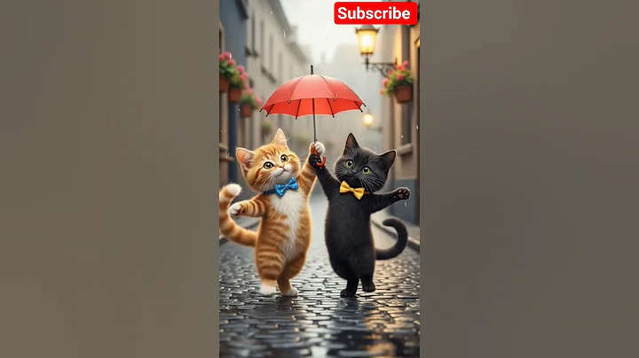 Video 10762521: cute persian cat, cat dance cartoon