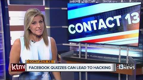 Facebook quizzes can lead to hacking