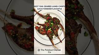 Simple Pan-Seared Lamb Chops Recipe | Juicy, Tender, Flavorful