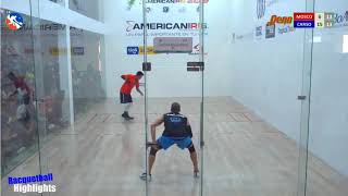 Racquetball Highlights  - Final Rocky Carson Vs Conrrado Moscoso Bolivia 2019