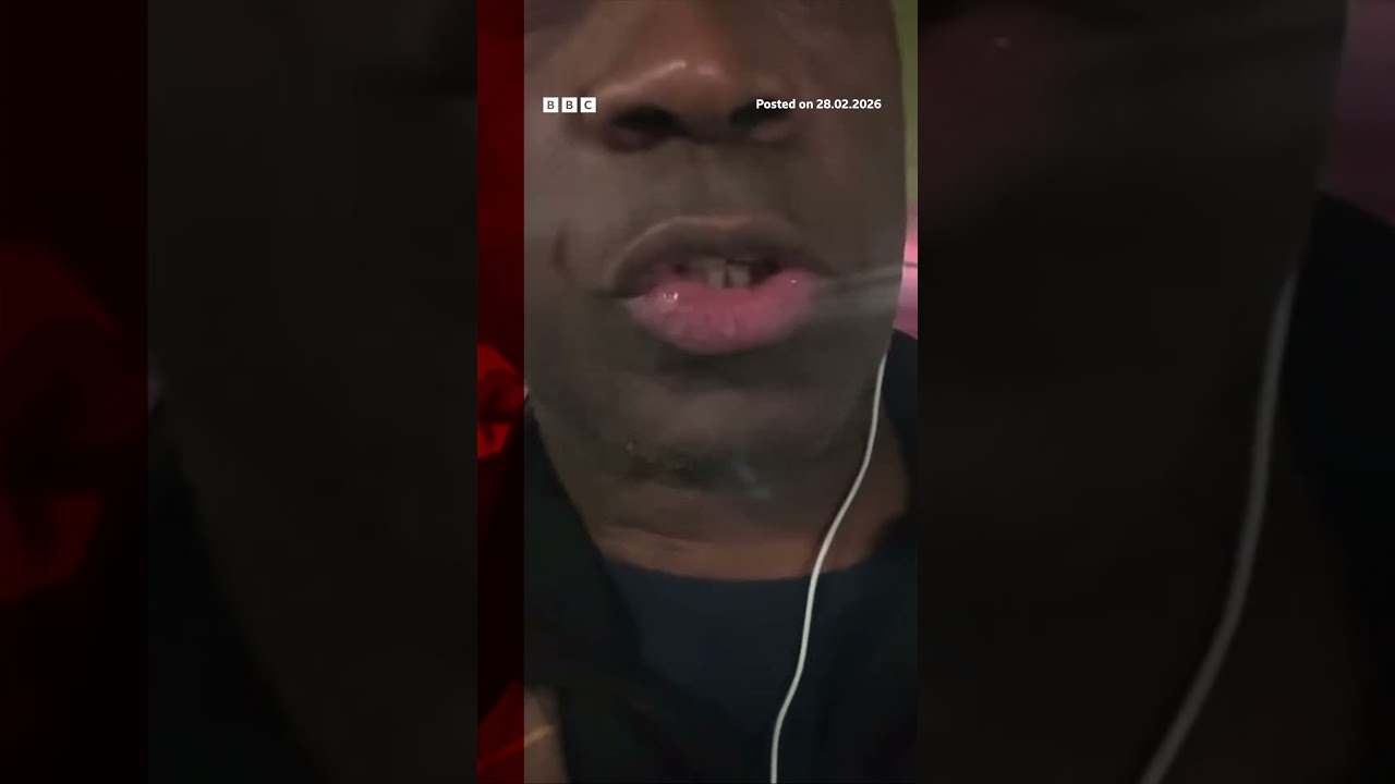 BBC’s Clive Myrie reports from inside bomb shelter in Tel Aviv. #Iran #Israel #US #BBCNews