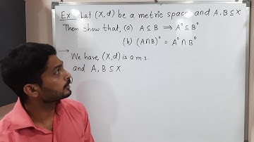 Topology of Metric Spaces - Unit 1 - Lecture 62