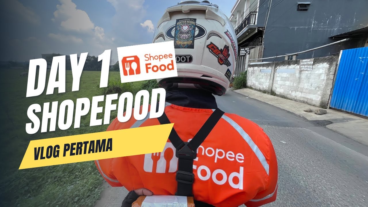DAY 1 JADI DRIVER SHOPEEFOOD I ANYEP GUYSS TERNYATA‼️😭😂#driveronline #shopeefood 