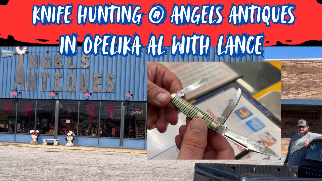 Охота с ножом с Лэнсом в магазине Angel’s Antiques в Опелике, штат Алабама.