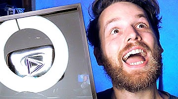 I RUINED MY SILVER PLAY BUTTON - YouTube 100k Subscriber Award Unboxing