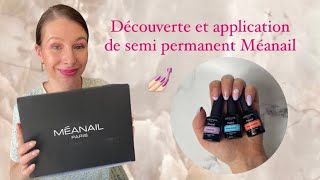 Découverte et application de vernis semi-permanent Méanail: manucure?? pastel