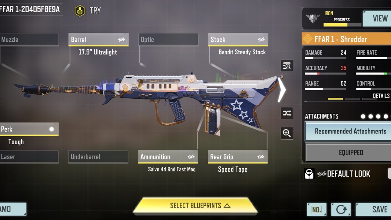 FFAR LEGENDARY SKIN SHREDDER IN CODM