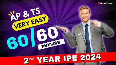 Sr Physics | Most Important Question for Supply Exams | To Get 60/60 |Complete explanation in Telugu