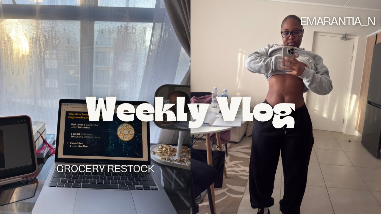 New Vlog| Grocery Restock |Masters + Weightloss update 