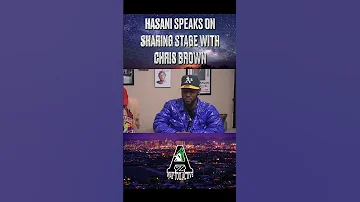 THE FIRST TIME SHARING THE STAGE WITH CHRIS BROWN #Viral #ChrisBrown #Shorts #HASANI
