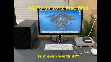 Mac Mini 2012 with RX 580 eGPU, is it worth it? Mac Mini Part 2