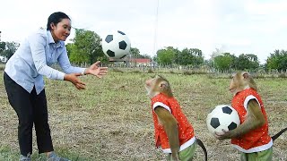 Heartwarming Moment SokYaa Enjoy Soccer With Mom