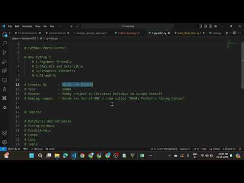 V1 - Python for GCP introduction