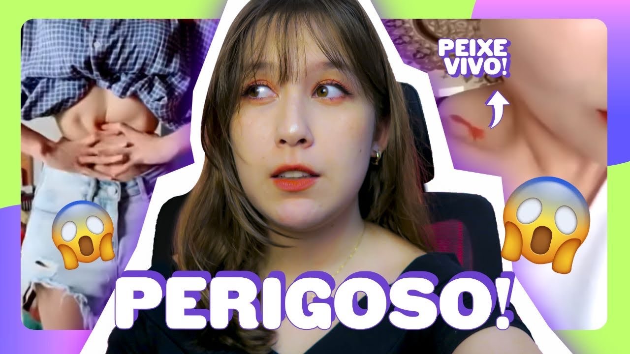 A TREND PERIGOSA DO TIKTOK CHINES 🇨🇳😱 #Fofocasia