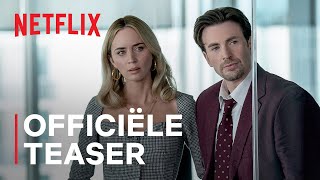 Pain Hustlers | Emily Blunt + Chris Evans | Officiële teaser | Netflix