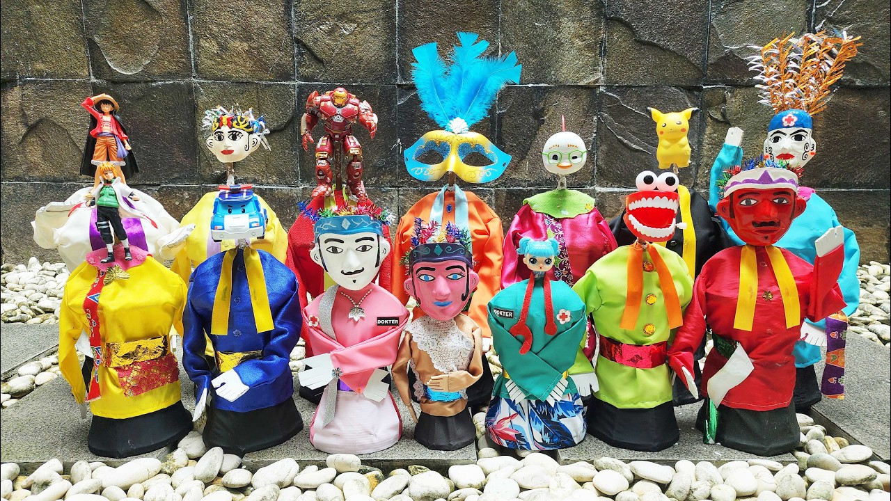 Temukan Ondel Ondel Kepala Tayo, Ondel Es Krim, Ondel Pikachu Lalu Copot Pasang Ke Badan Nya 183