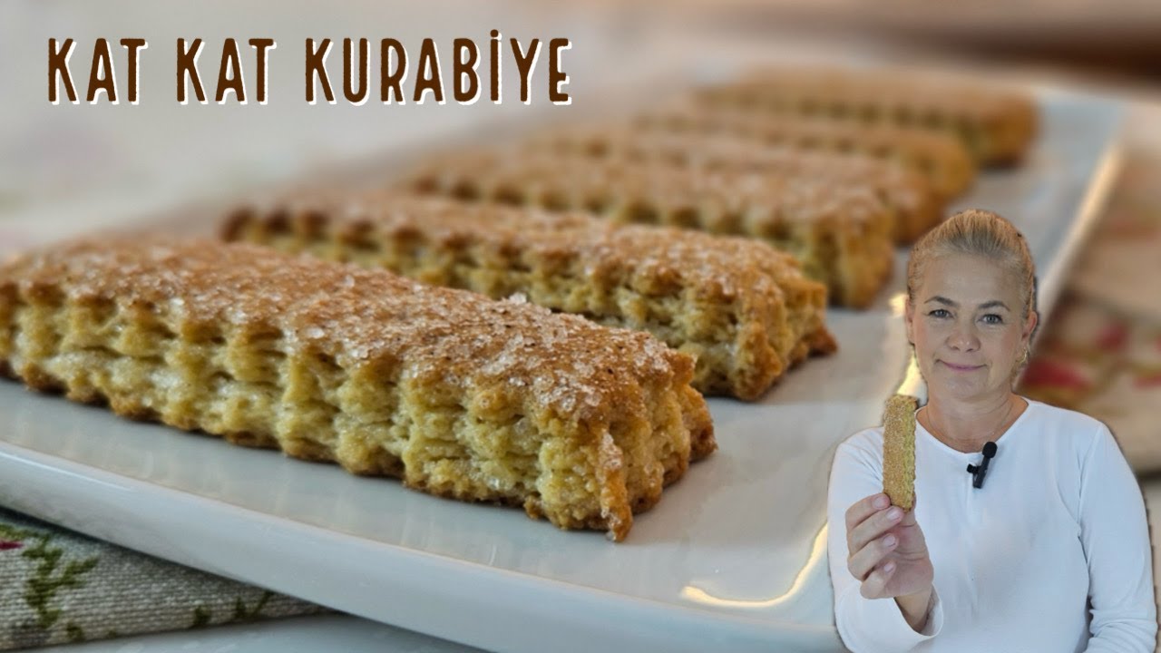 Meşhur Kat kat kurabiye ! Yapımını görünce çok şaşıracaksınız!