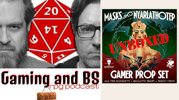 Masks of Nyarlathotep Gamer Prop Set UNBOXING