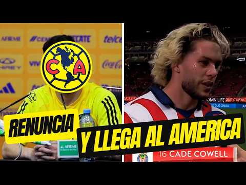 JUGADOR RENUNCIA A TIGRES Y LLEGA AL AMERICA COMO REFUERZO Y CONFIRMAN A CADE COWELL SU REGRESO