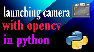 open camera with python || opencv