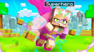 Becoming A SUPERHERO in Minecraft