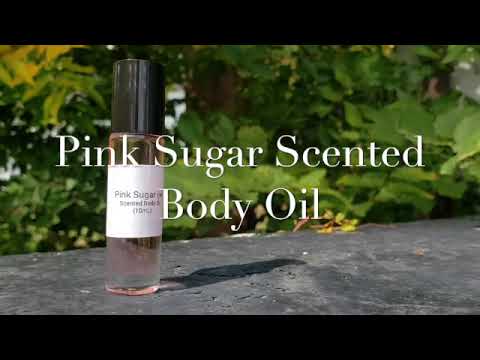 Hello To Natural Pink Sugar Scented Body Oil 