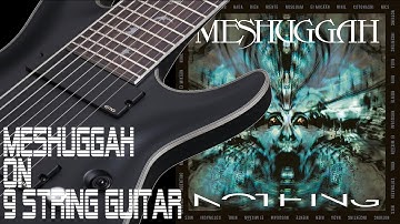 MESHUGGAH on 9-String Guitar: NEBULOUS [Cover]