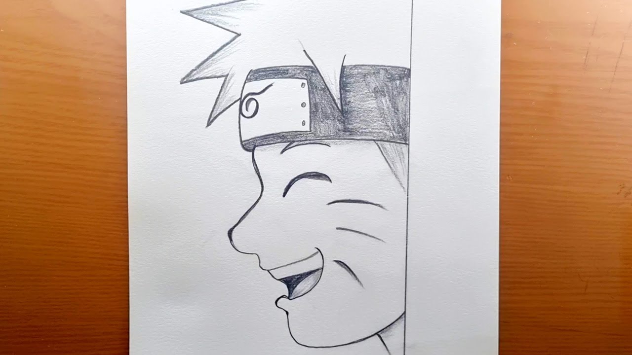Dibujo fácil de Naruto para principiantes Cómo dibujar a Naruto