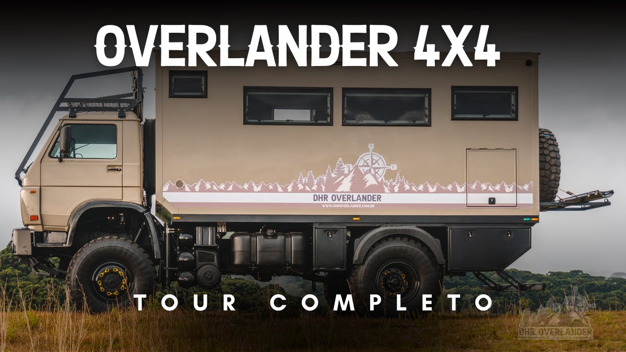 Conheça este incrível caminhão Overlander 4x4 Worker 15210 em Chassi Militar da DHR Overlander!