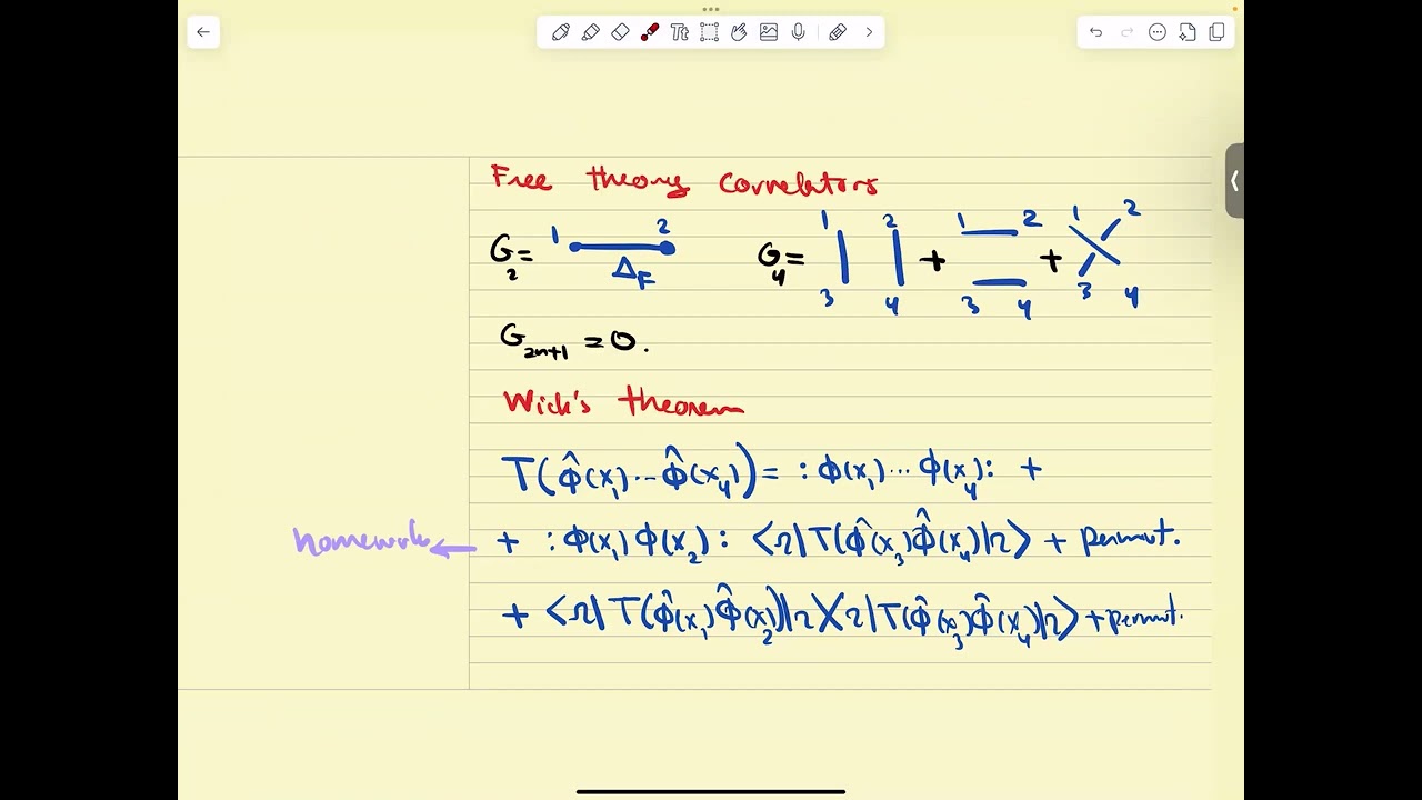 Lecture 22 Interactions in path-integrals and Feynman diagrams