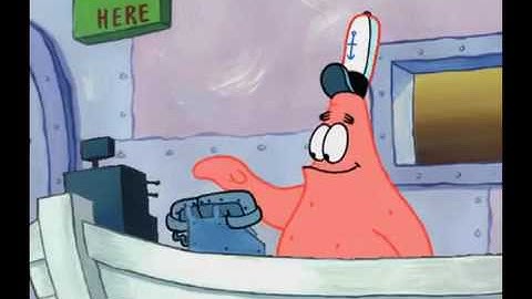 This the Krusty Krab? No, this is Patrick. (English)