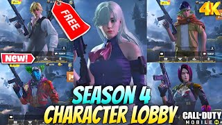 New Season 4 Upcoming All Free Paid Character 2025 Bp Ld Character Codm S4 Leaks