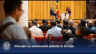 Discuție cu moldovenii stabiliți în Elveția