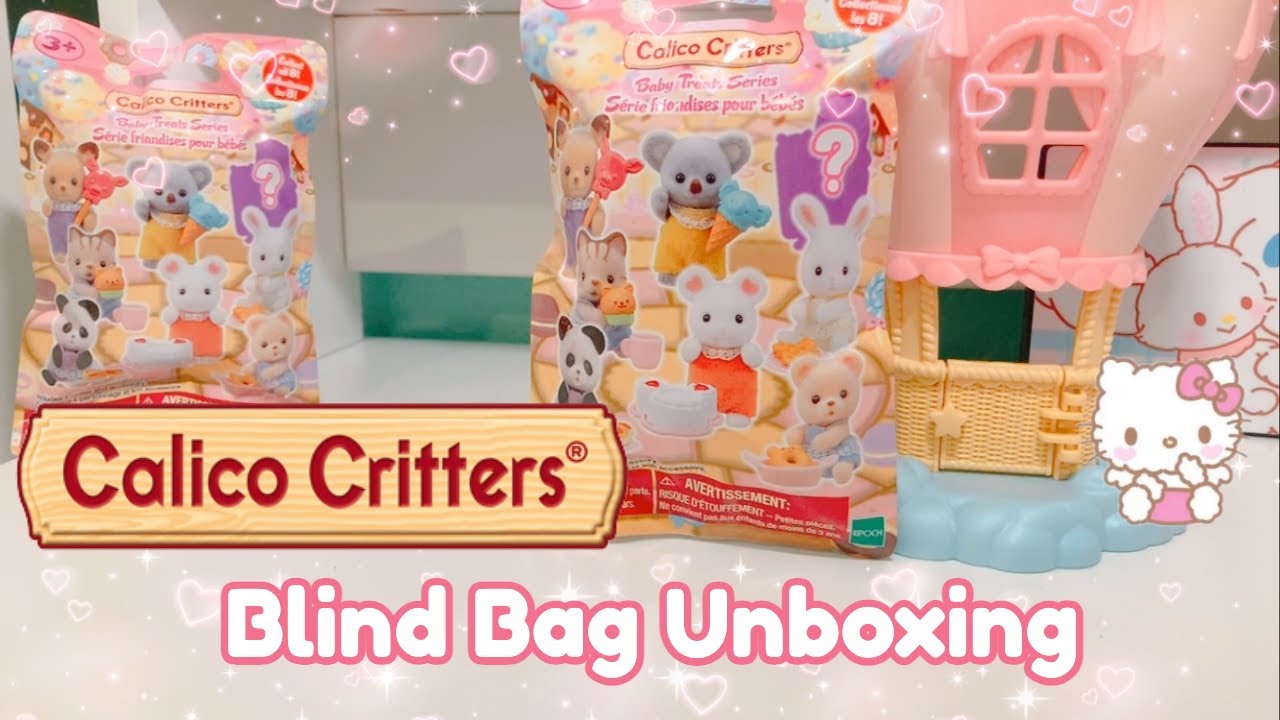 Unboxing Calico Critters Baby Treats Series