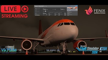 FS24 | Easy Real Ops @ Zurich Night | Gatwick LGW ✈ ZRH Zurich | FENIX A320 | VATSIM