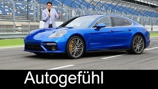 All-new Porsche Panamera Turbo FEATURE Racetrack drive & technology review neu 2017