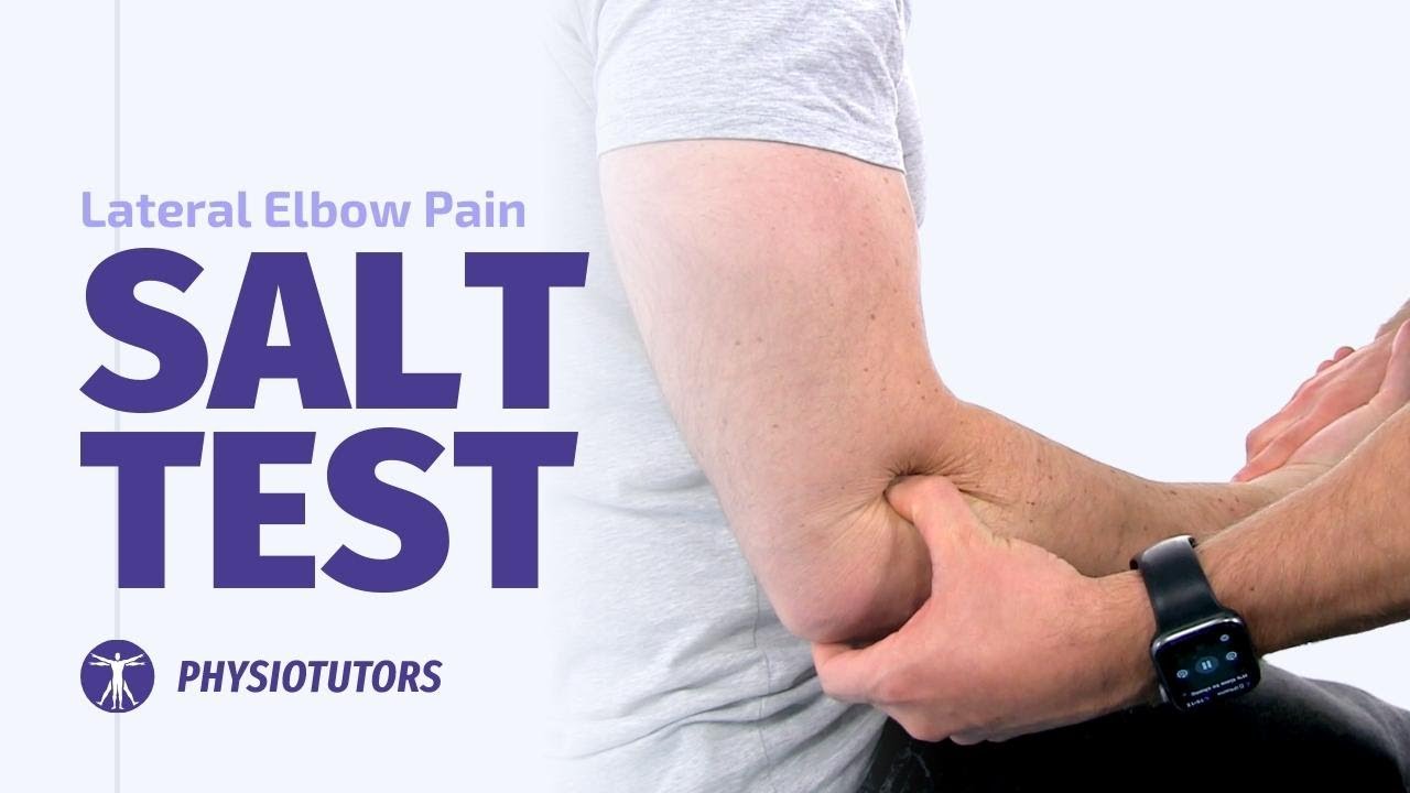 SALT Test Lateral Elbow Pain YouTube