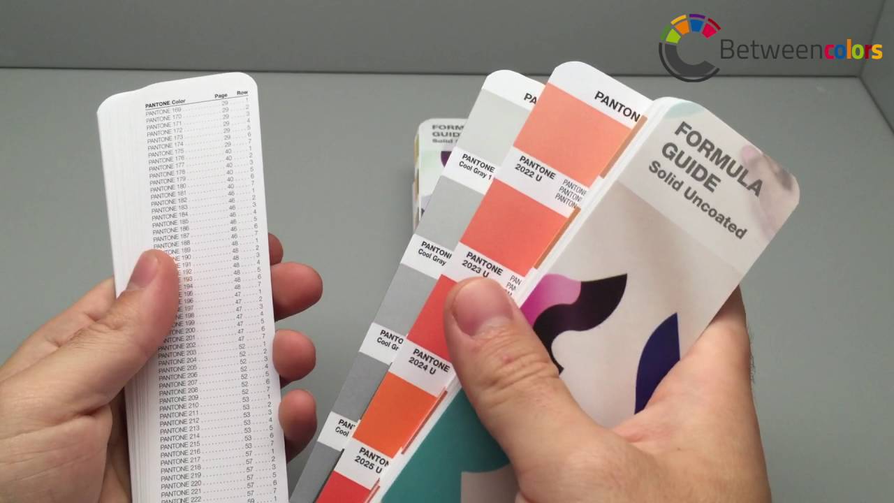 Pantone Formula Guide Set Coated Uncoated Youtube