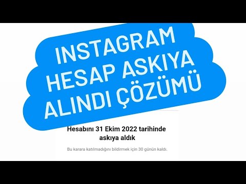 INSTAGRAM HESABIM ASKIYA ALINDI ÇÖZÜMÜ | HESAP KİTLENME ÇÖZÜMÜ ( ÇÖZÜM HERKESTE ÇALIŞMAYABİLİR)