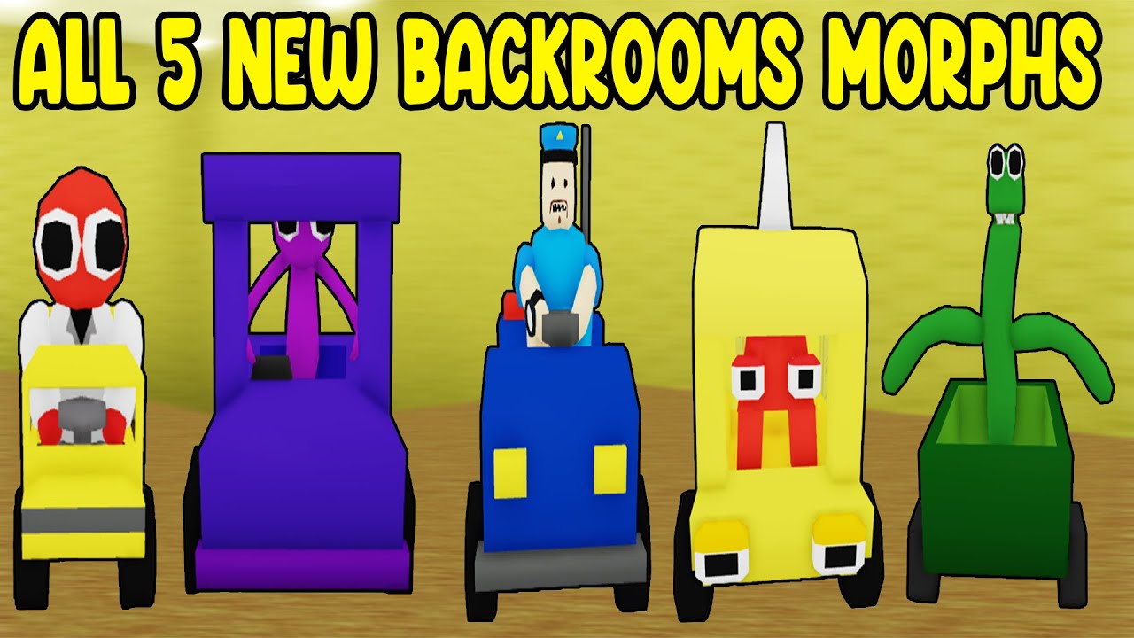 UPDATE - How To Find ALL 5 NEW BACKROOMS MORPHS in Find The Backrooms Morphs