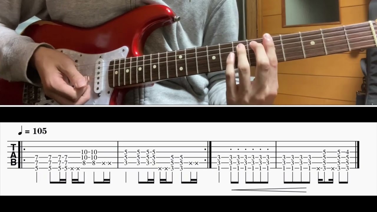 [TAB譜] Self Esteem/The Offspring Guitar riff [ギター]